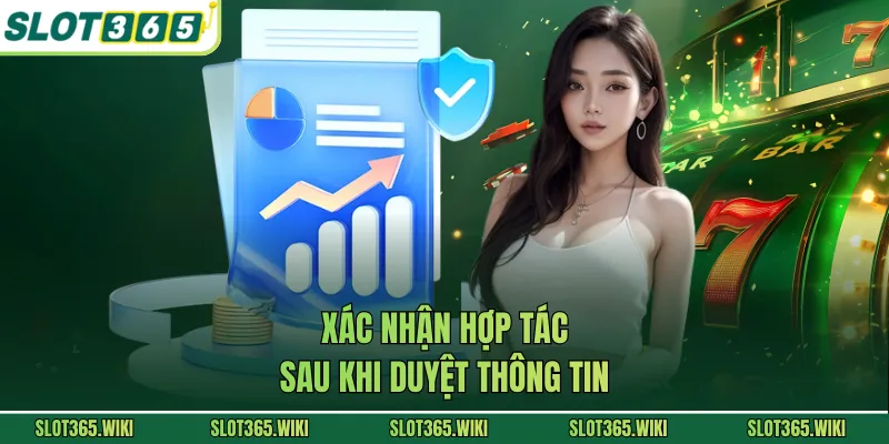 Xác nhận hợp tác sau khi duyệt thông tin